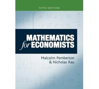 Malcolm Pemberton Nicholas Rau Mathematics for Economists (Tascabile)