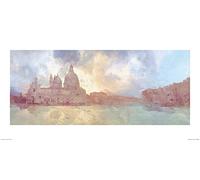 Malcolm Sanders Grand Canal 50 x 100 cm stampa artistica, multicolore