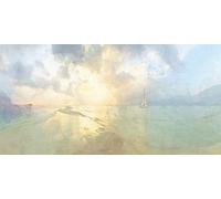 Malcolm Sanders isole 30 x 60 cm stampa su tela, multicolore