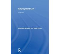 Malcolm Sargeant David Lewis Employment Law (Copertina rigida)