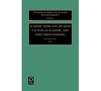 Malcolm Tight Academic Work and Life (Copertina rigida)