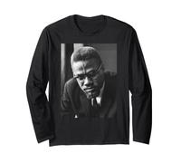 Malcolm X Attivista per i Diritti Umani nel 1965 Maglia a Manica
