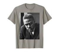 Malcolm X Attivista per i Diritti Umani nel Regno Unito 1965 Maglietta
