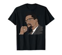 Malcom Black Leader Inspirational Black History Mese Regalo Maglietta