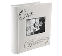 Malden I do Photo Album, Our Wedding White And Silver, No Size