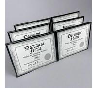 Malden International Designs (6 Confezione) 8 ½ X 11 Documento Montature Nero