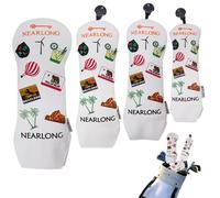 MALDET PUTTTER - Scaletta - Cappuccio - Pelle PU Mallet Putter Head Wrap Cover | Morbido collo lungo con fodera esterna sportivi per donne e uomini