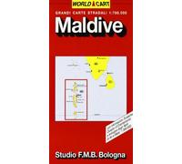 Maldive. Carta stradale 1:700.000