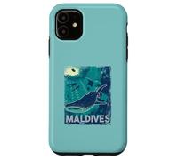 Maldive Immersioni subacquee Balena Shark Subacquea Vintage Custodia per iPhone 11