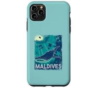Maldive Immersioni subacquee Balena Shark Subacquea Vintage Custodia per iPhone 11 Pro Max
