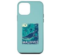 Maldive Immersioni subacquee Balena Shark Subacquea Vintage Custodia per iPhone 12 mini