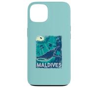 Maldive Immersioni subacquee Balena Shark Subacquea Vintage Custodia per iPhone 13