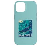 Maldive Immersioni subacquee Balena Shark Subacquea Vintage Custodia per iPhone 14
