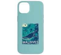 Maldive Immersioni subacquee Balena Shark Subacquea Vintage Custodia per iPhone 14 Plus