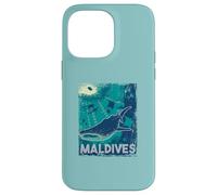 Maldive Immersioni subacquee Balena Shark Subacquea Vintage Custodia per iPhone 14 Pro Max