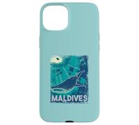 Maldive Immersioni subacquee Balena Shark Subacquea Vintage Custodia per iPhone 15 Plus