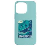 Maldive Immersioni subacquee Balena Shark Subacquea Vintage Custodia per iPhone 15 Pro Max