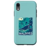 Maldive Immersioni subacquee Balena Shark Subacquea Vintage Custodia per iPhone XR