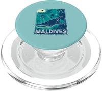 Maldive Immersioni subacquee Balena Shark Subacquea Vintage PopSockets PopGrip per MagSafe