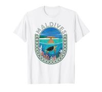 Maldive Sea Turtle Island Paradise Maglietta