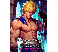 Male Manga Fantasy Warriors For Coloring