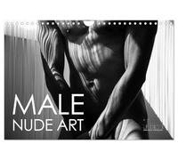Male Nude Art (Wall Calendar 2026 DIN A4 landscape), CALVENDO 12 Month Wall Calendar: Stylish men - Nude art in an aesthetic abstraction of lines and bodies
