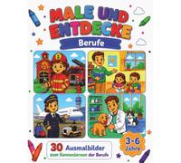 Male und entdecke: Berufe