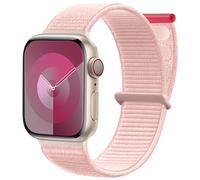 Maledan Cinturino in nylon compatibile con Apple Watch 44 mm, 38 mm, 42 mm, 40 mm, 41 mm, 45 mm, 46 mm, 49 mm, cinturino sportivo regolabile, compatibile con iWatch Series 10, 9 8, 7, 6, 5, 4 SE, 42