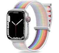 Maledan Cinturino in nylon compatibile con Apple Watch 44 mm, 38 mm, 42 mm, 40 mm, 41 mm, 45 mm, 46 mm, 49 mm, regolabile, compatibile con iWatch Series 10, 9 8, 7, 6, 5, 4 SE, 38 mm/40 mm/41 mm