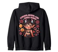 Maledetto Queer Kinda Cornea Alt Demoncore Felpa con Cappuccio
