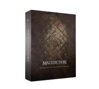 Malediction: Order of The Shattered Throne - Set di scatole da gioco strategico con oltre 80 carte premium, 29 piedi, pezzi del terreno, libro delle regole