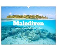Malediven - Reise in ein Naturparadies (Wandkalender 2026 DIN A3 quer), CALVENDO Monatskalender: Wunderschöne Inseln der Malediven