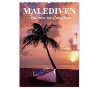 Malediven - Träumen im Paradies (Wandkalender 2026 DIN A2 hoch), CALVENDO Monatskalender: Die traumhafte Inselwelt der Malediven für Erholungssuchende und Taucher