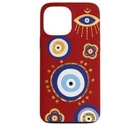 Maledizione Protezione Tutti Vedendo Evil Eye Telefono Rosso Custodia per iPhone 13 Pro Max