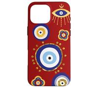 Maledizione Protezione Tutti Vedendo Evil Eye Telefono Rosso Custodia per iPhone 16 Pro Max