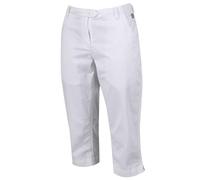 Maleena II Pantaloncini Capri in Cotone Coolweave con Tasche Multiple