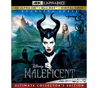 MALEFICENT (4K UHD Blu-ray) Angelina Jolie Sharlto Copley Elle Fanning Sam Riley