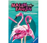 Ravensburger Malen nach Zahlen Animal Dreams - 32 Motive abgestimmt auf Buntstiftsets mit 24 Farben (Stifte nicht enthalten) - Für Fortgeschrittene