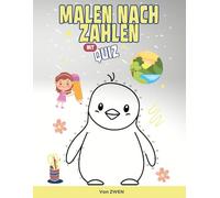 Malen nach Zahlen für Kinder - Punkt zu Punkt Rätsel & Tierquiz: Spielerisch lernen & malen: Zahlen verbinden, Tiere zeichnen & lernen, wo sie leben - ... Spaß für Vorschule & Grundschule (4-8 Jahre)