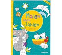 Malen nach Zahlen. Tierkinder: Mit ausklappbarer Farbtafel