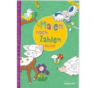 Malen nach Zahlen. Waldtiere: Mit ausklappbarer Farbtafel