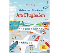 Malen und Stickern: Am Flughafen
