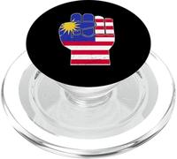Malesia Bandiera Alzata Pugno Patriottico Patrimonio Malese PopSockets PopGrip per MagSafe