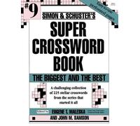 Maleska Sa S & S Super Crossword Book # 9 (Tascabile)