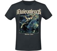 Malevolence Malicious Intent Uomo T-Shirt Nero L 100% Cotone Regular