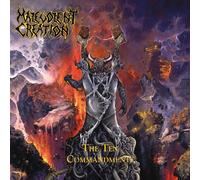 Malevolent Creation 'The Ten Commandments' Vinile arancione trasparente - Nuovo