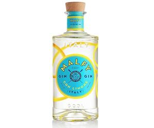 Malfy Gin con Limone, Gin Italiano con Limoni della Costiera Amalfitana, 9 Botaniche, vol 41%, 70 CL