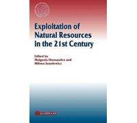 Malgosia Fitzmaurice M Exploitation of Natural Resources in (Copertina rigida)