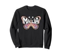 Malia Butterfly - Personalizzato Carino Nome Word Art Felpa