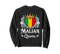 Malian Queen Mali Flag Proud Malian Woman Felpa